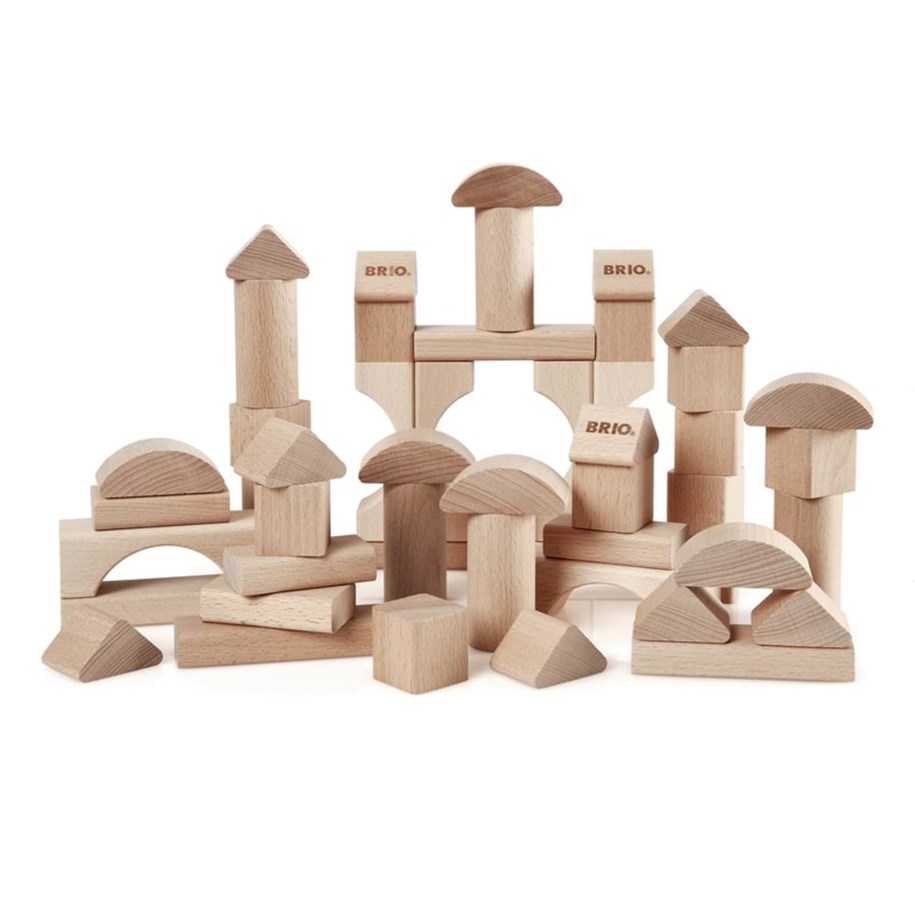 Brio Byggeklodser, natur, 50 stk