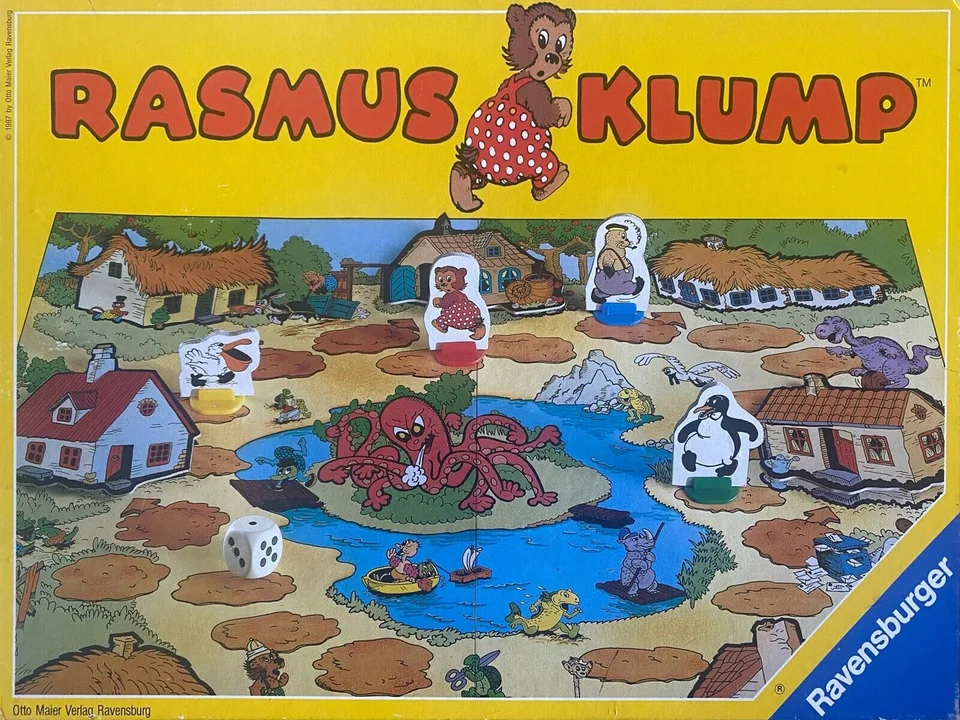 Rasmus Klump spil - hjælp blæksprutten kommer