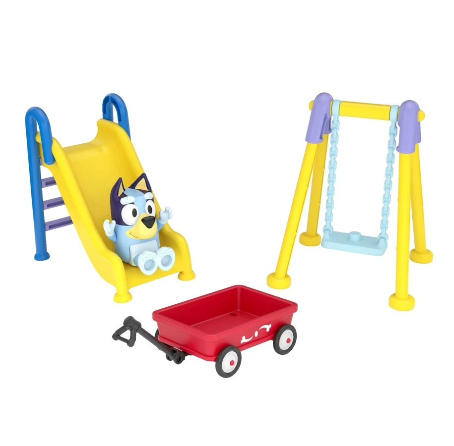 Bluey på legepladsen