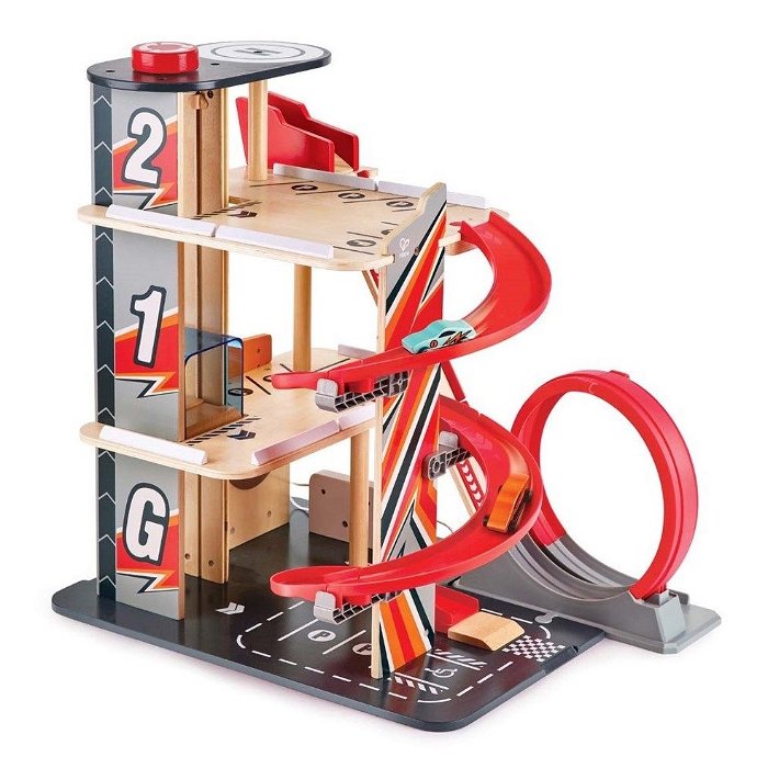 Parkeringshus inkl. stunt-rampe