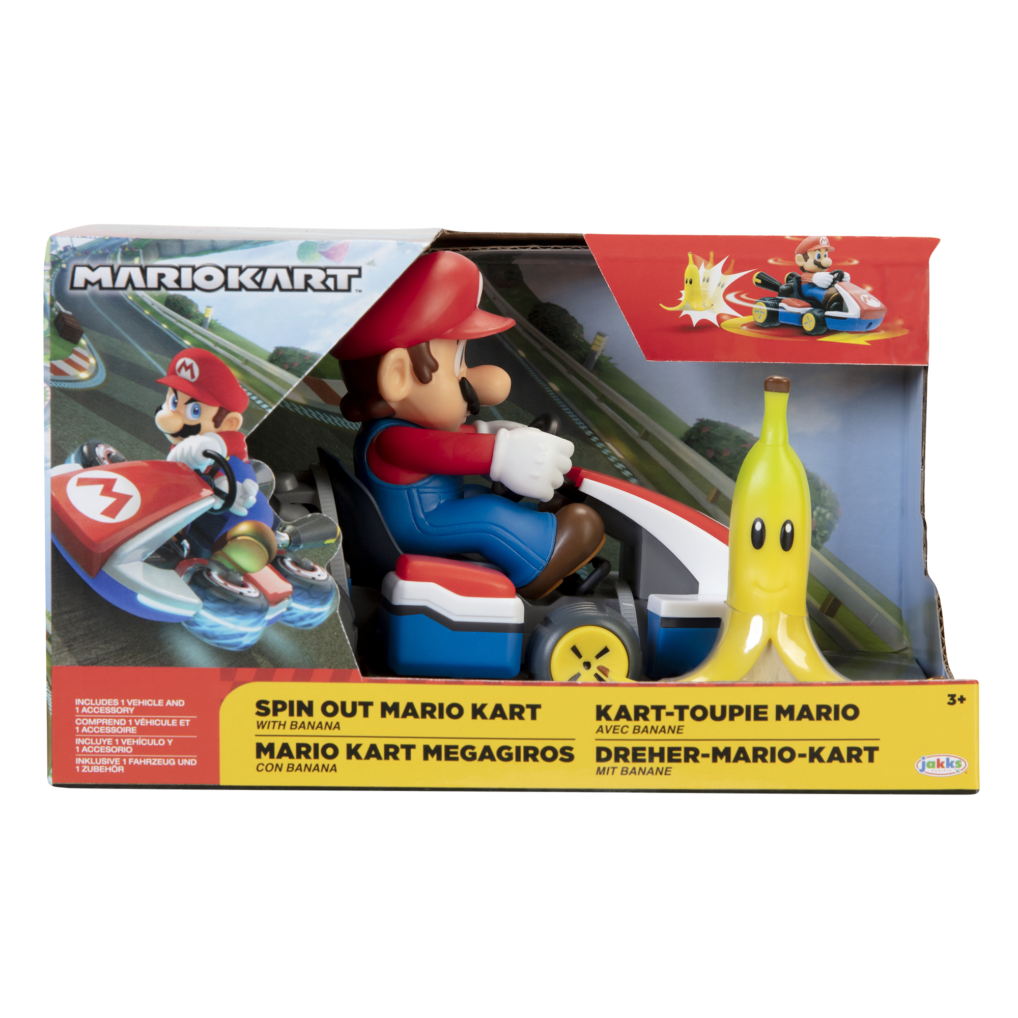 6,5cm Spin Out Mario Kart - Mario