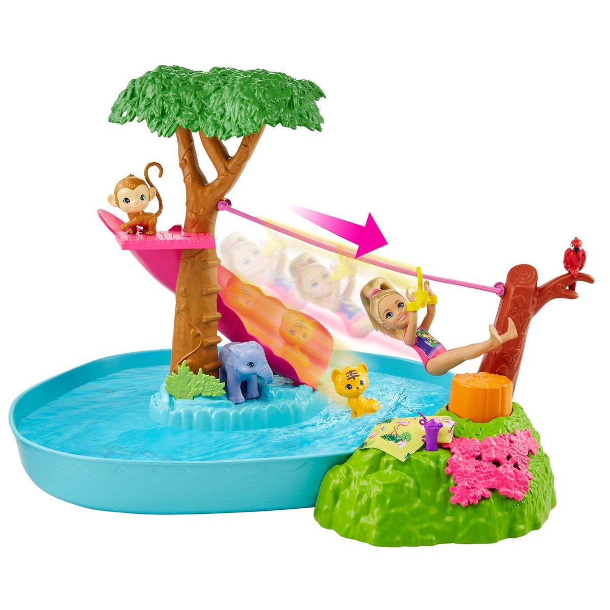 Barbie Chelsea Jungle River Playset