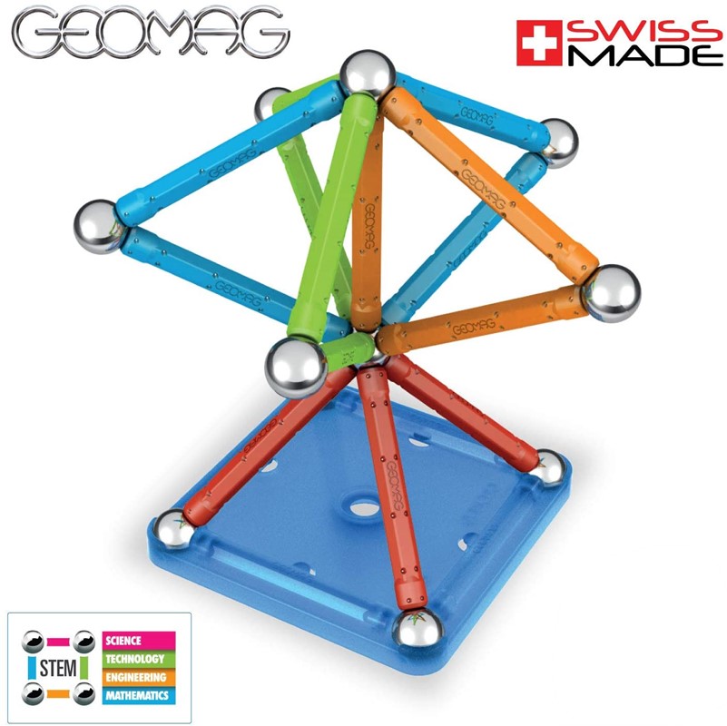 Geomag Confetti Target - farverigt magnetisk byggesæt 35 dele