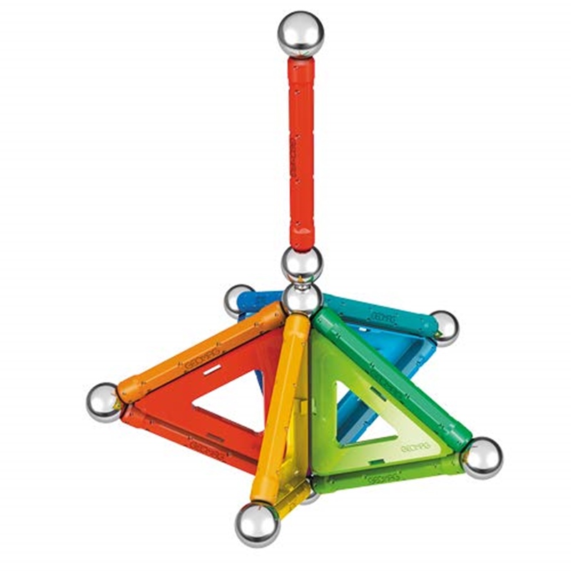 Geomag rainbow special edition - byggesæt med farverige magneter - 36 dele