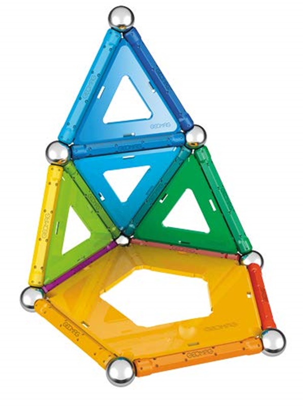 Geomag rainbow special edition - byggesæt med farverige magneter - 36 dele