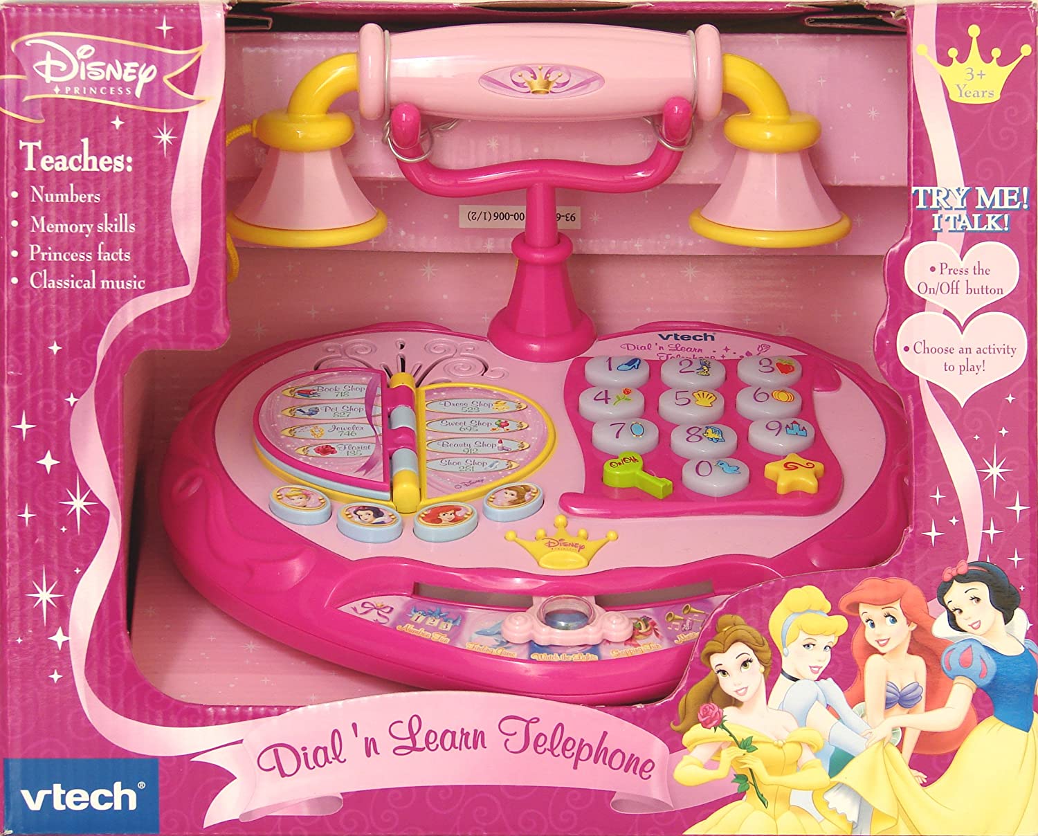 Pink prinsessetelefon