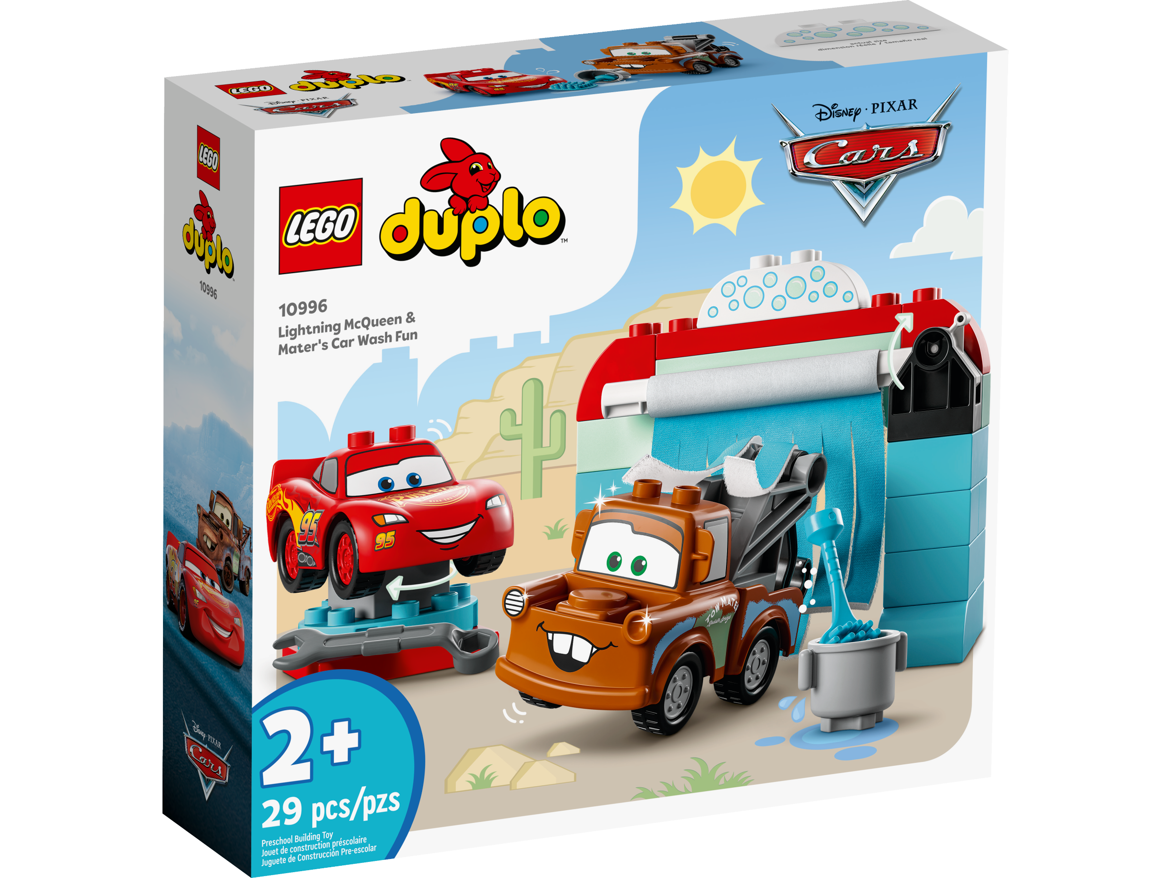 LEGO DUPLO - Lynet McQueen og Bumles Sjove Bilvask (10996)