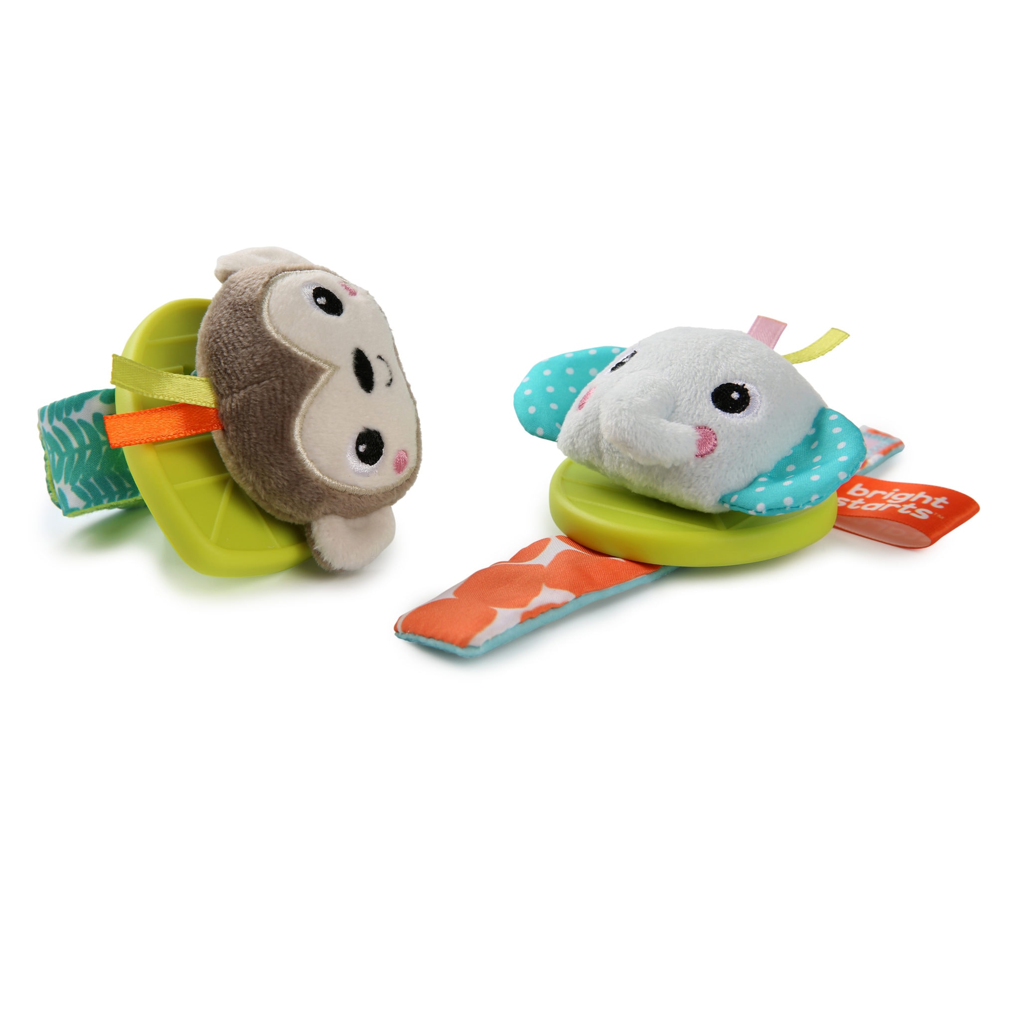 Bide-rangle-armbånd m, abe og elefant