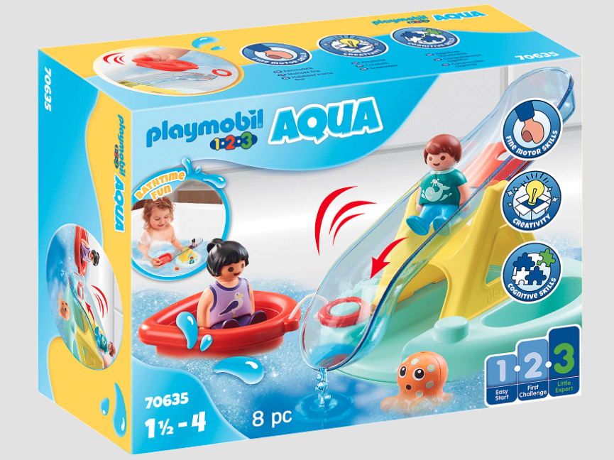 Playmobil 1.2.3 - Vandvippe med båd 
