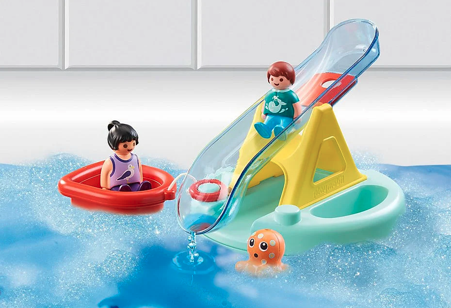 Playmobil 1.2.3 - Vandvippe med båd 