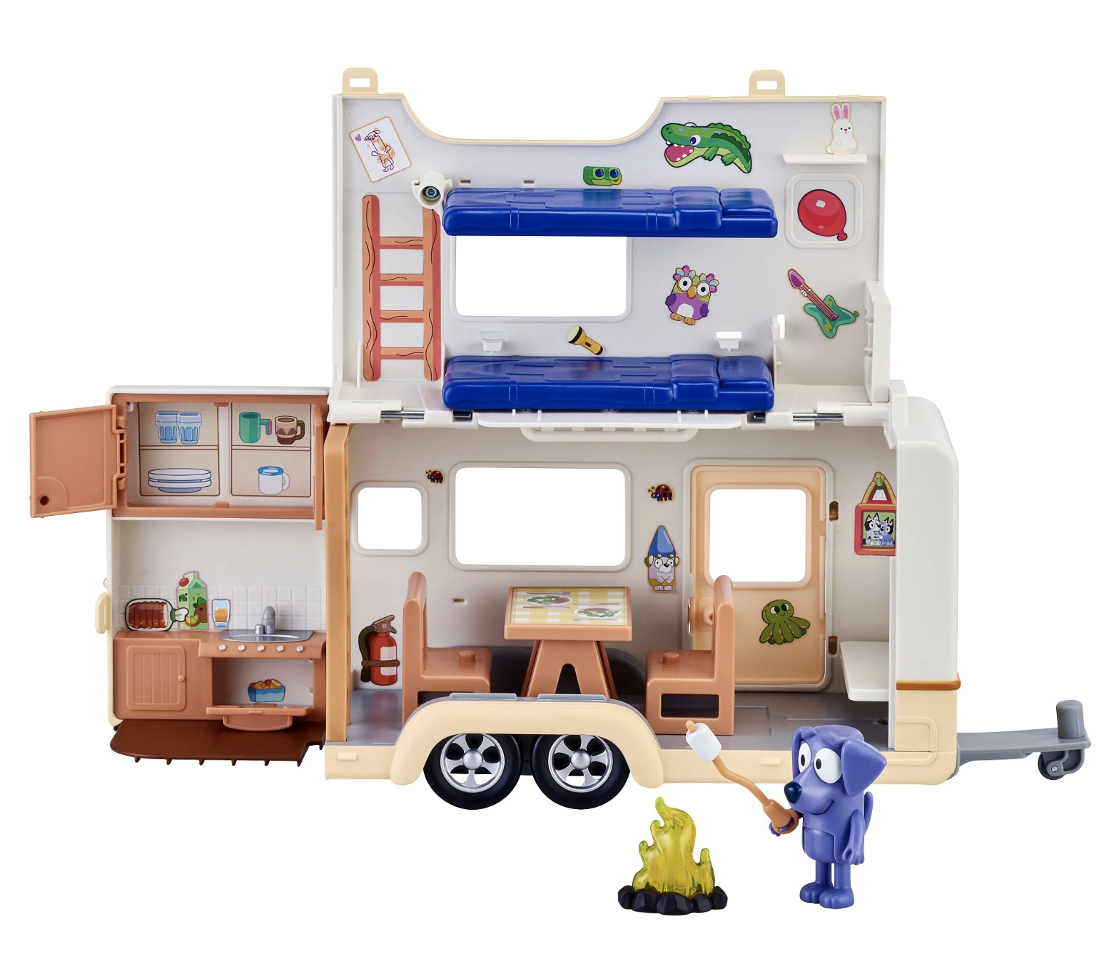 Bluey Familiens campingvogn