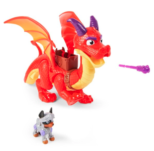 Paw Patrol - Knights - Dragen Sparks & Claw