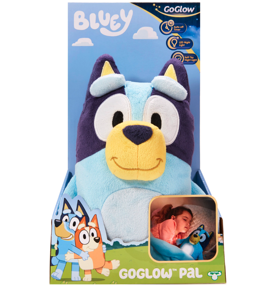 Bluey - Goglow - Bluey Bamse Med Natlys