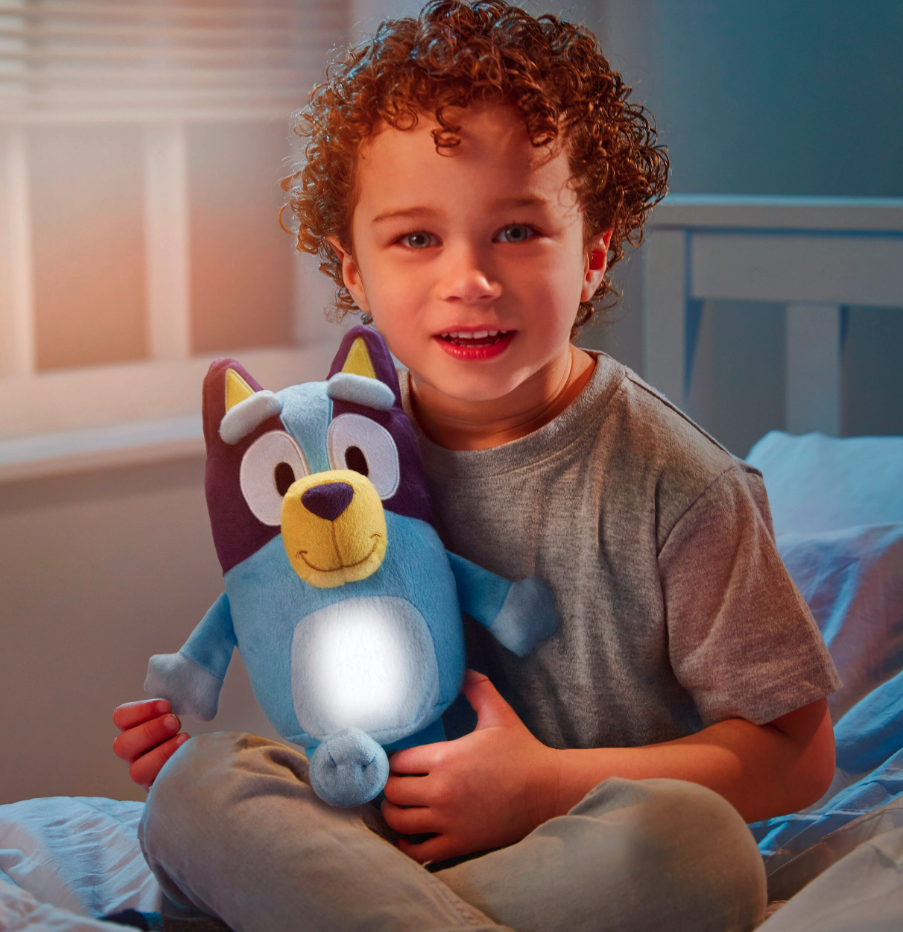 Bluey - Goglow - Bluey Bamse Med Natlys