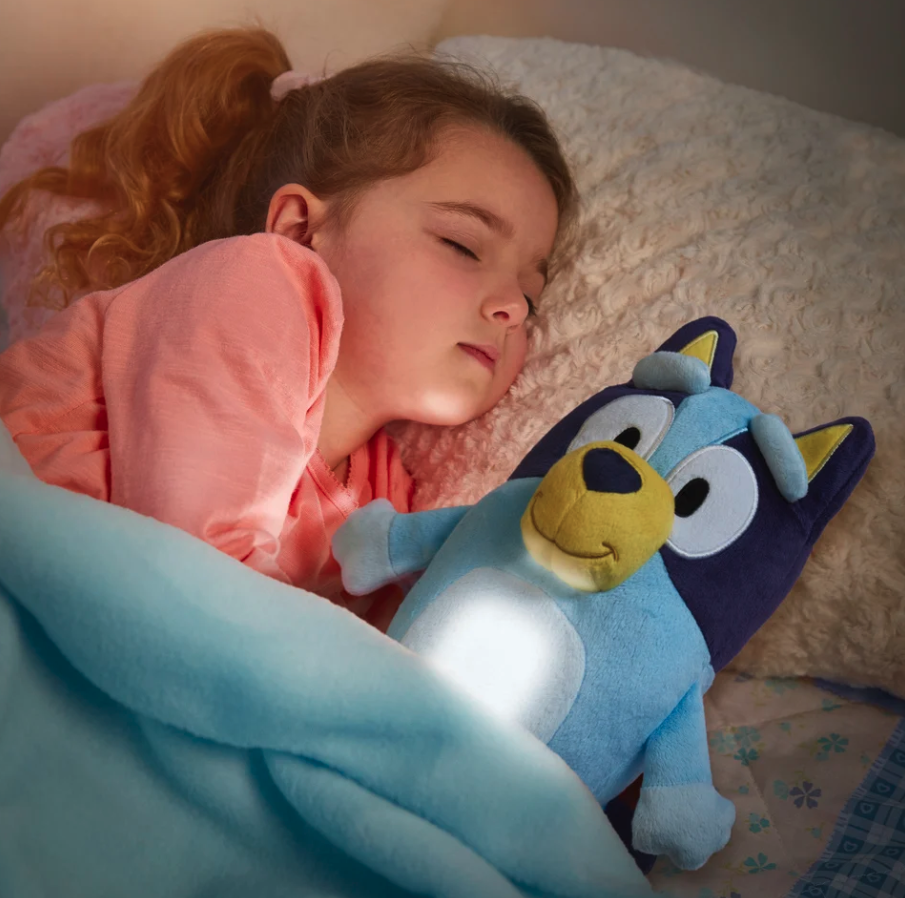 Bluey - Goglow - Bluey Bamse Med Natlys