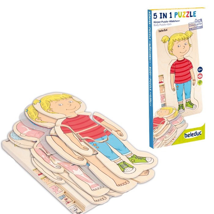 Anatomisk puslespil - Lille pige