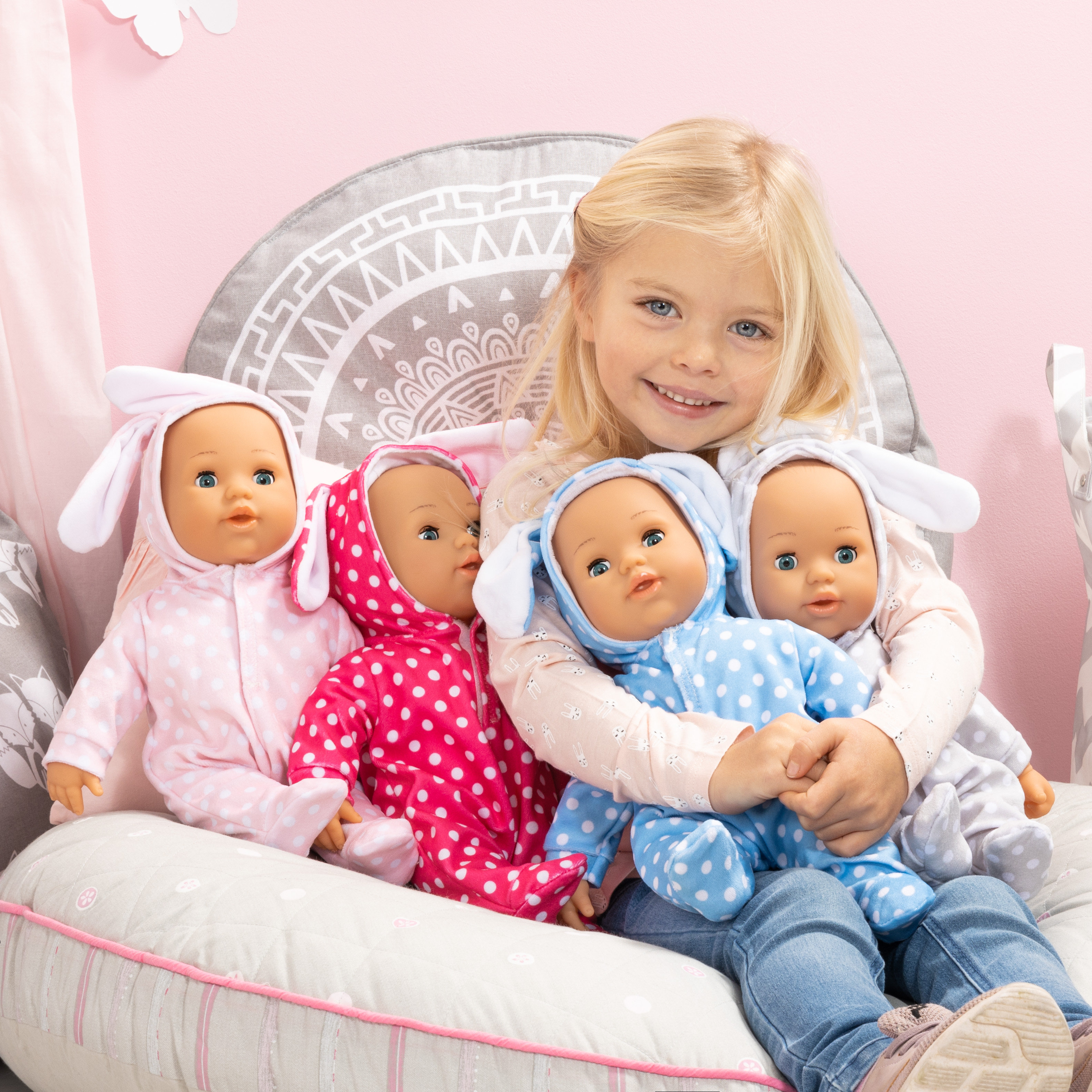 Anna Første ord Baby 38cm - Blå