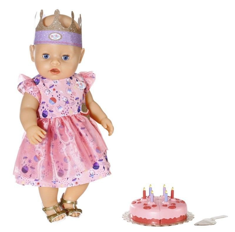 BABY born - Deluxe Fødselsdagskjole 43 cm