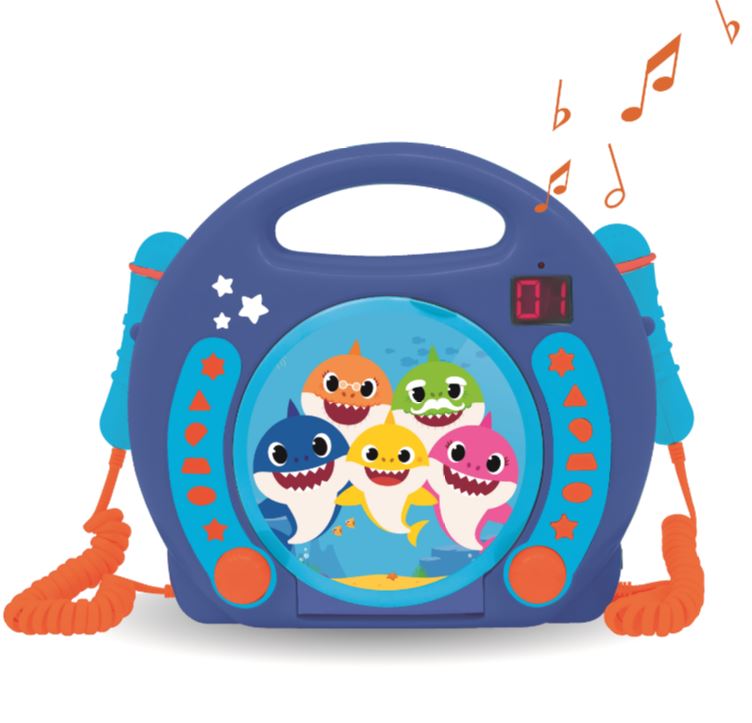 Baby Shark Transportabel Musikafspiller