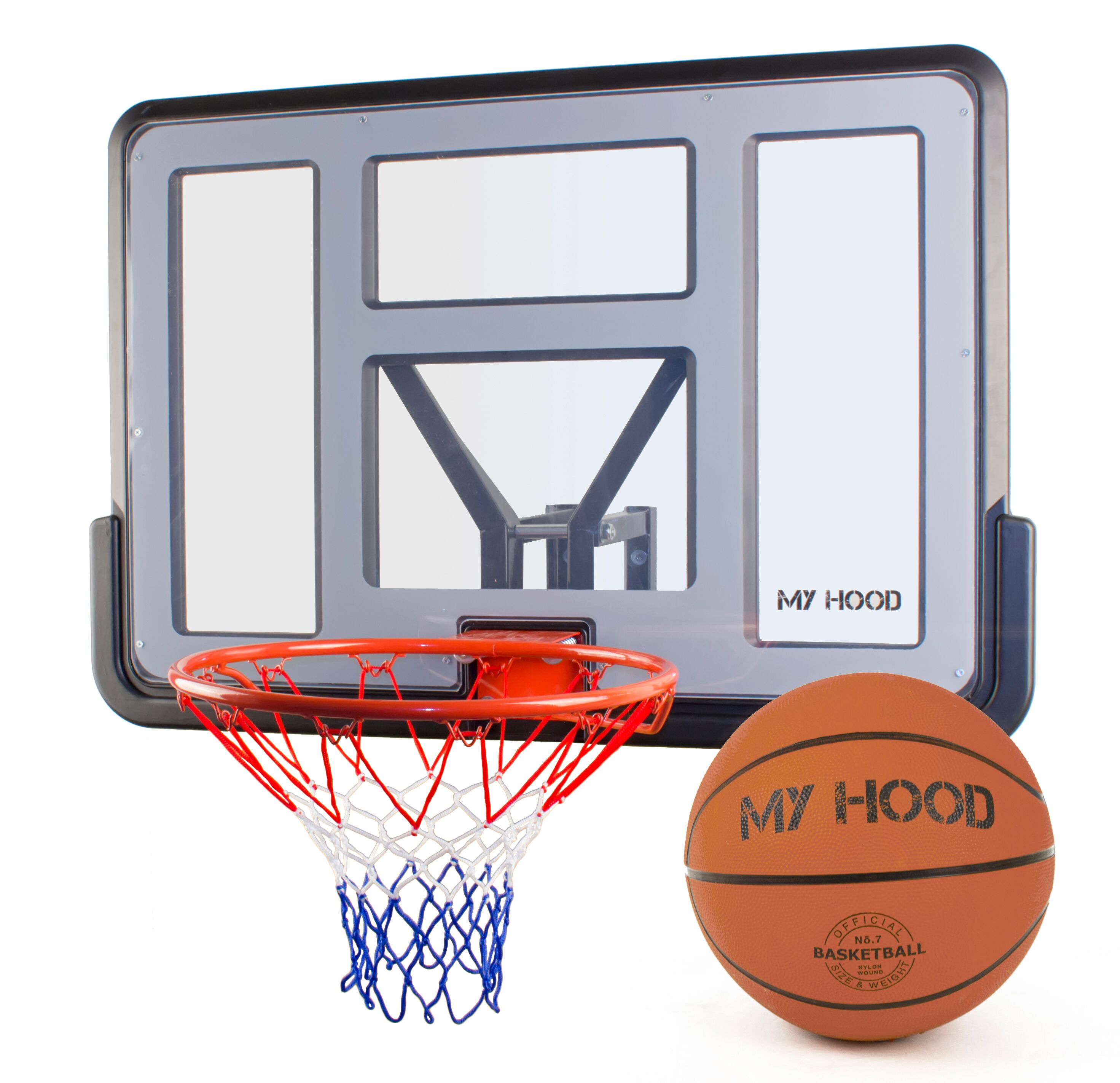 Basketkurv Pro med Basketball
