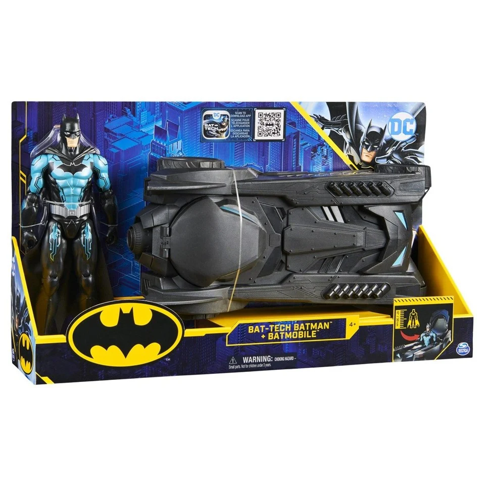 Batman - Batmobile med 30 cm Figur