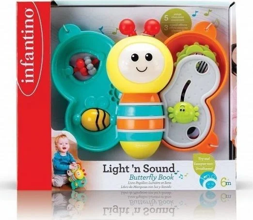 Infantino - Light n' Sound - Sommerfuglebog