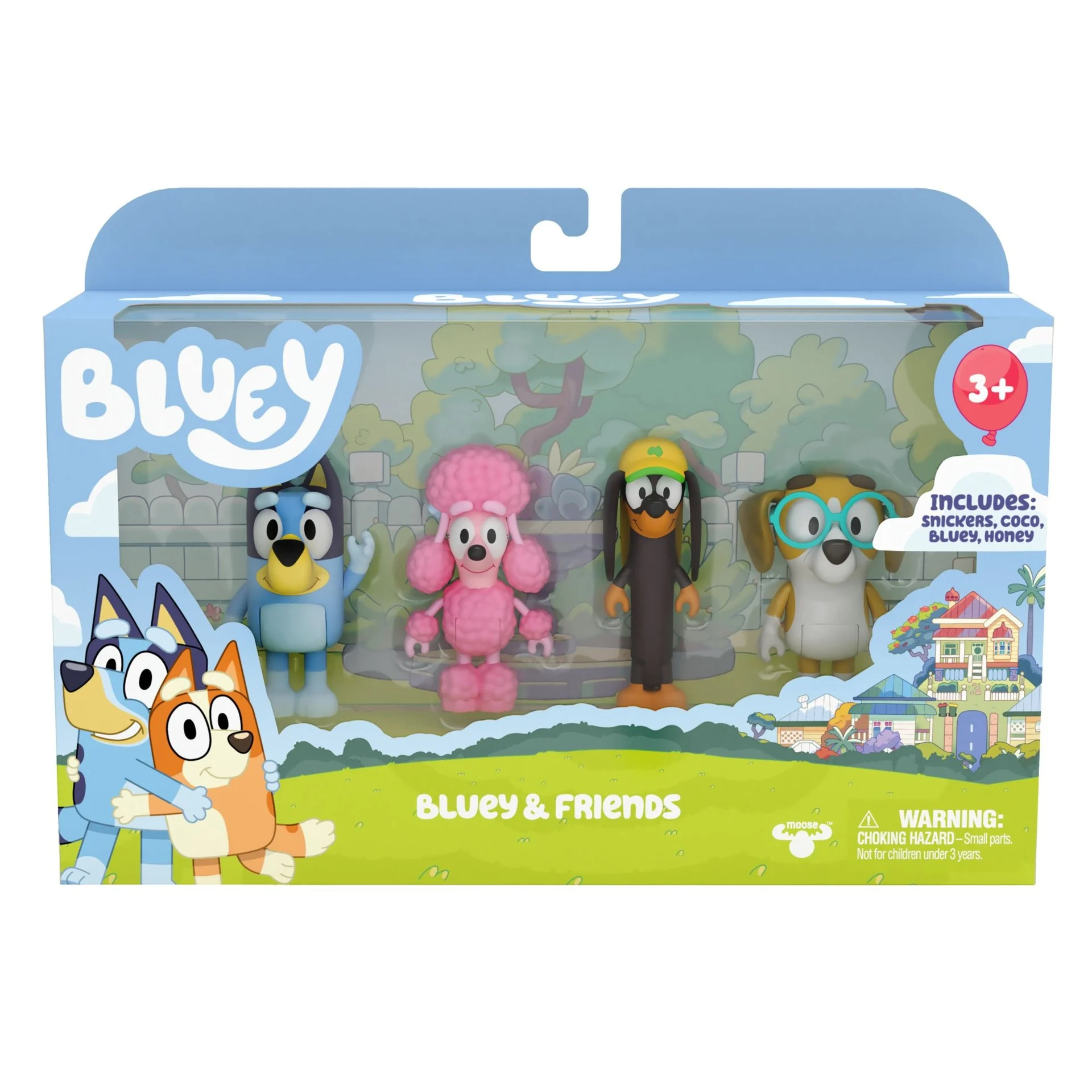 Figur 4-pakke - Bluey & Venner
