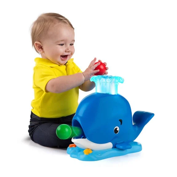 Bright Starts - Silly Spout Hval Popper