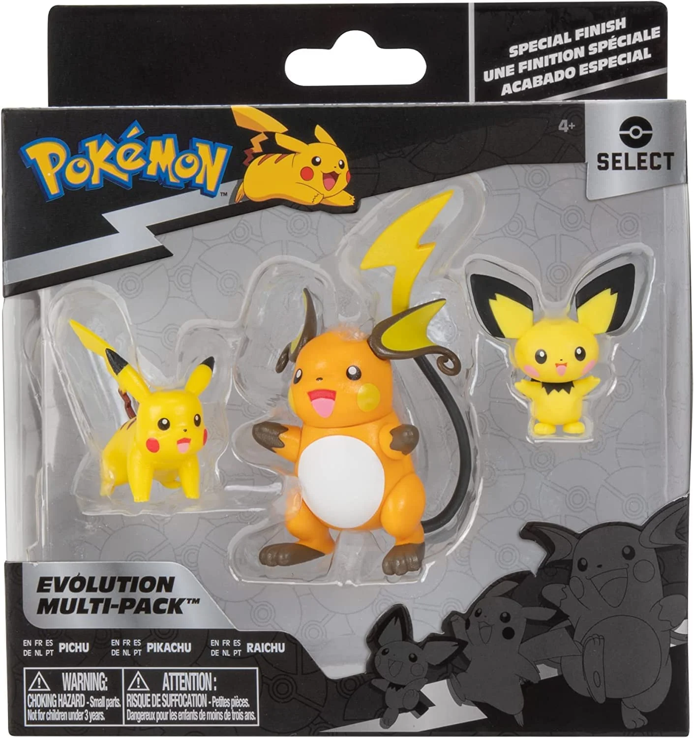 Pokemon - Select Evolution 3-pakke - Pikachu