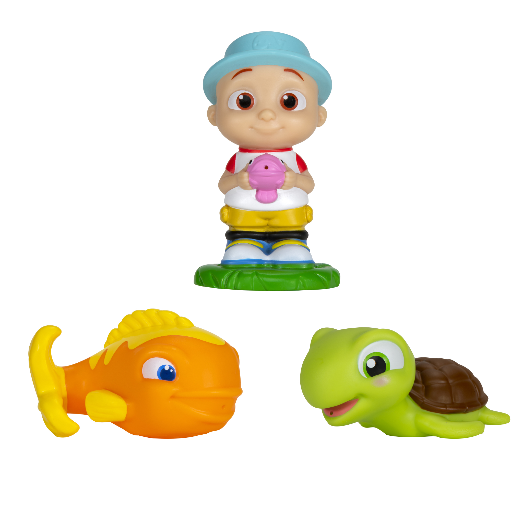 CoComelon - Badelegetøj - Fisk, Skildpadde & JJ