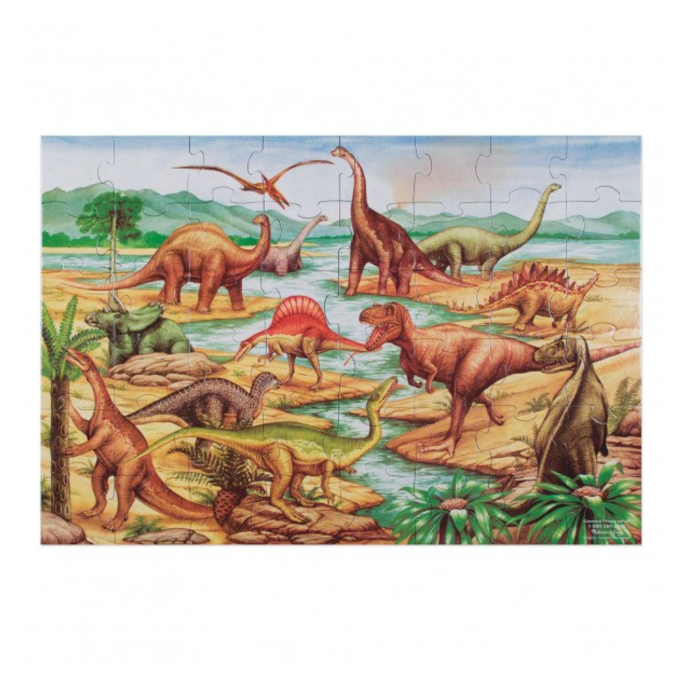 Dinosaurer Gulvpuslespil (48 stk)