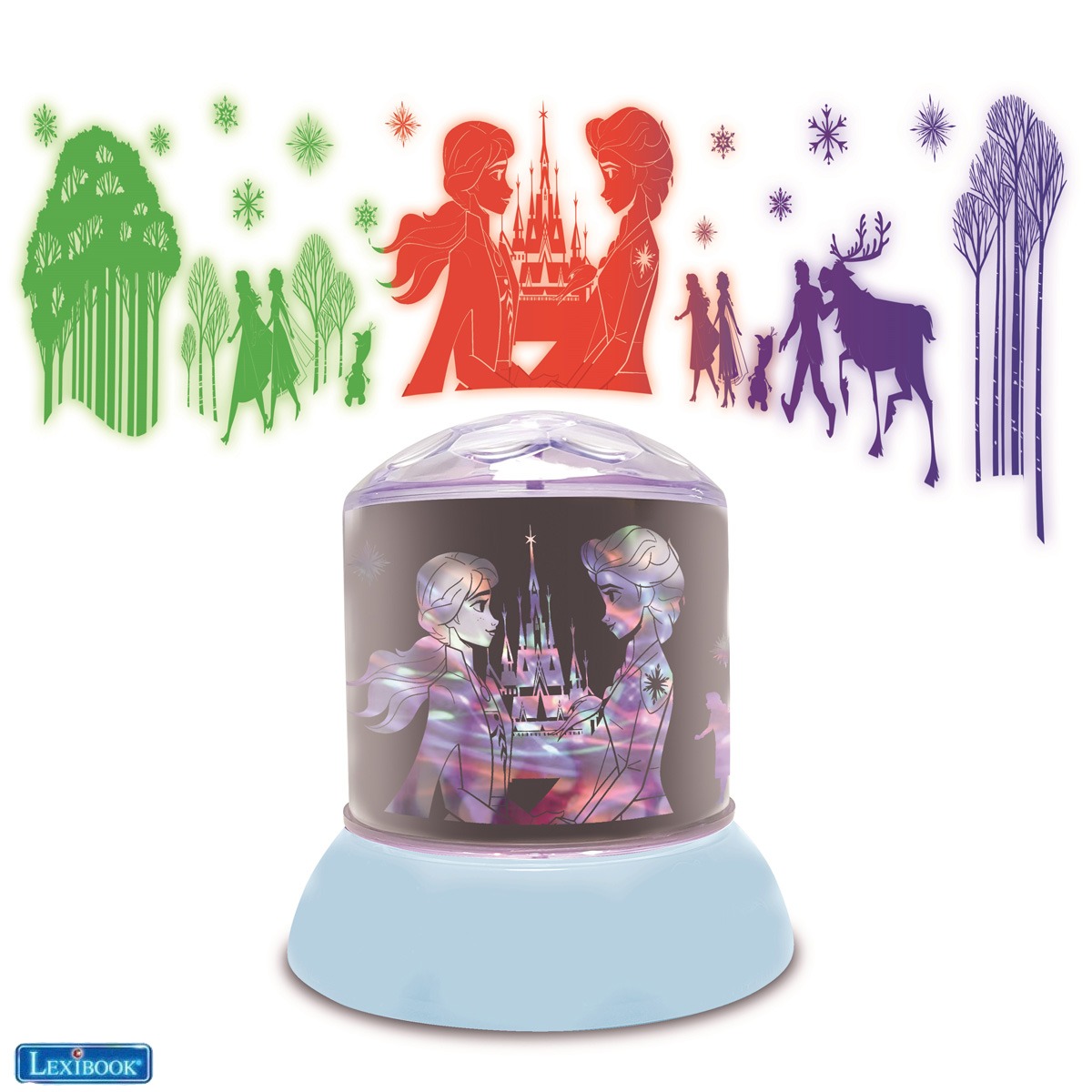 Disney Frost Loft Projektor Roterende Nat Lampe
