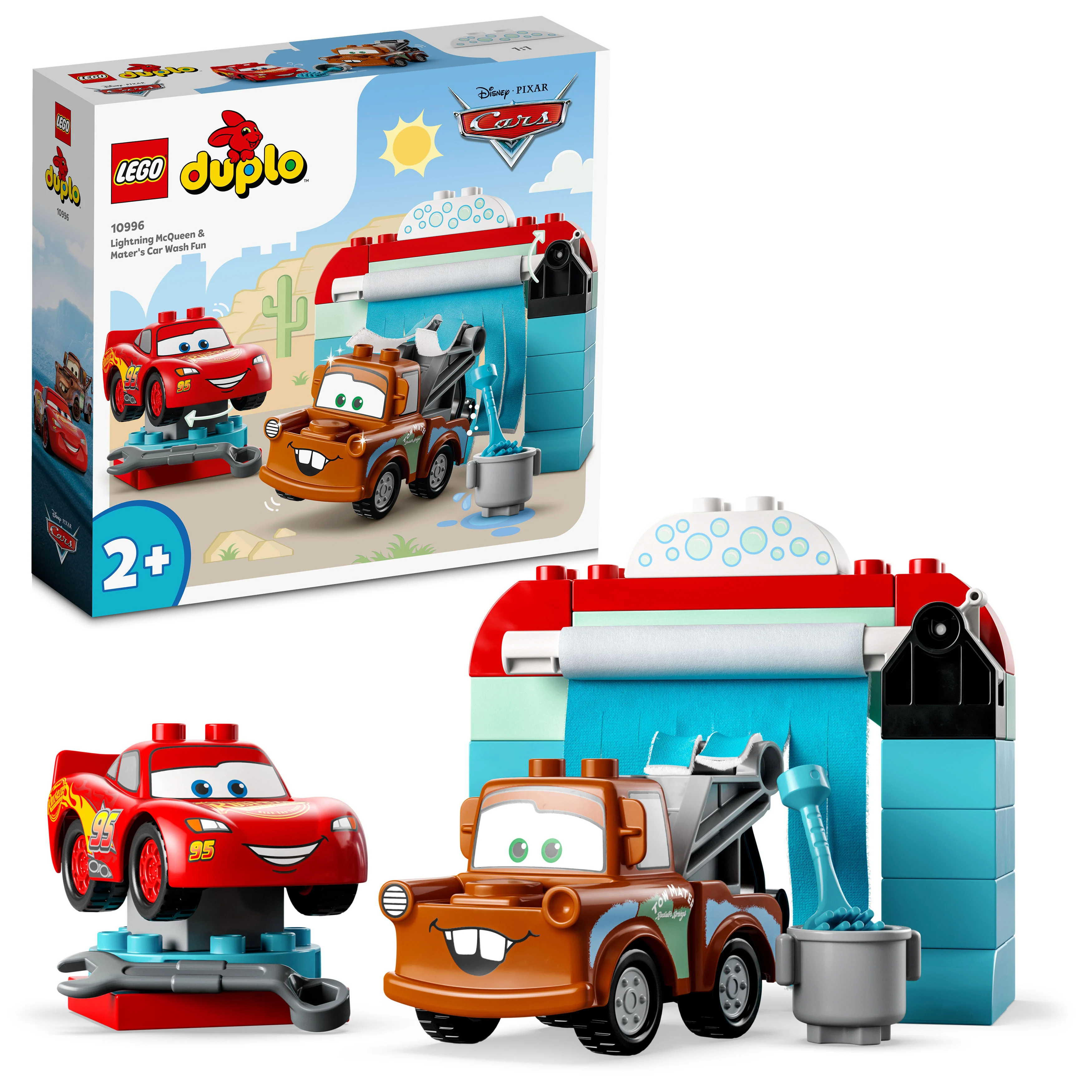 LEGO DUPLO - Lynet McQueen og Bumles Sjove Bilvask (10996)