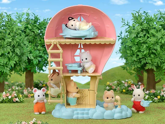 Sylvanian Families - Baby Ballon Legehus med figur