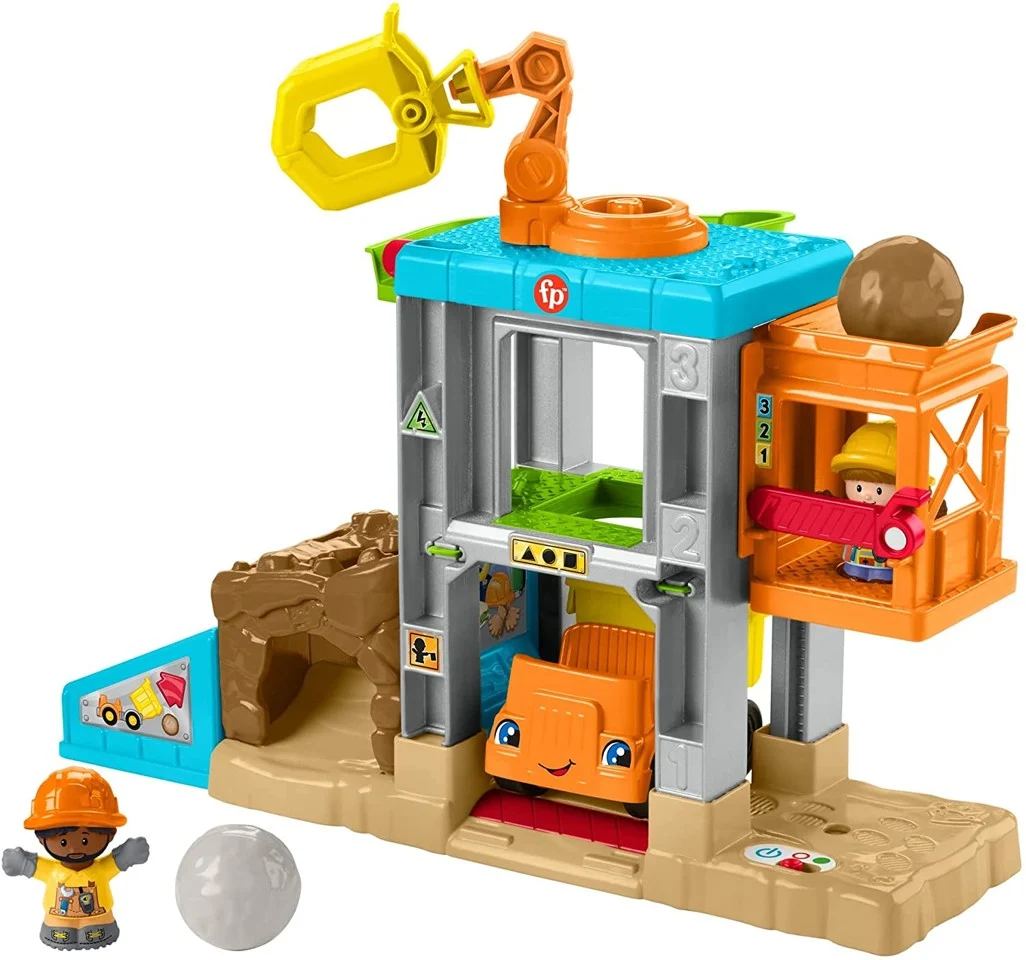 Fisher-Price - Little People -  Byggeplads Legesæt
