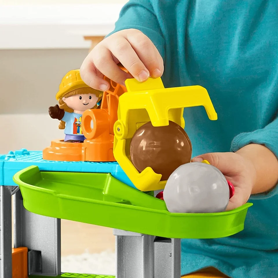 Fisher-Price - Little People -  Byggeplads Legesæt