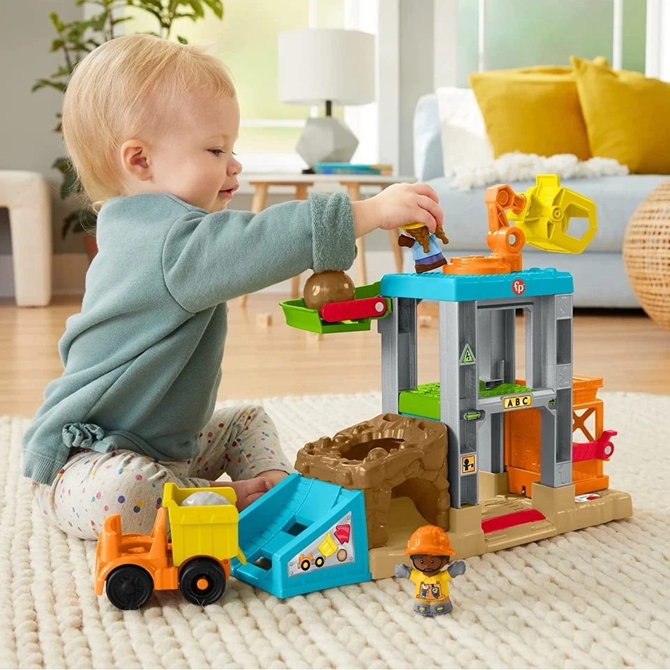 Fisher-Price - Little People -  Byggeplads Legesæt
