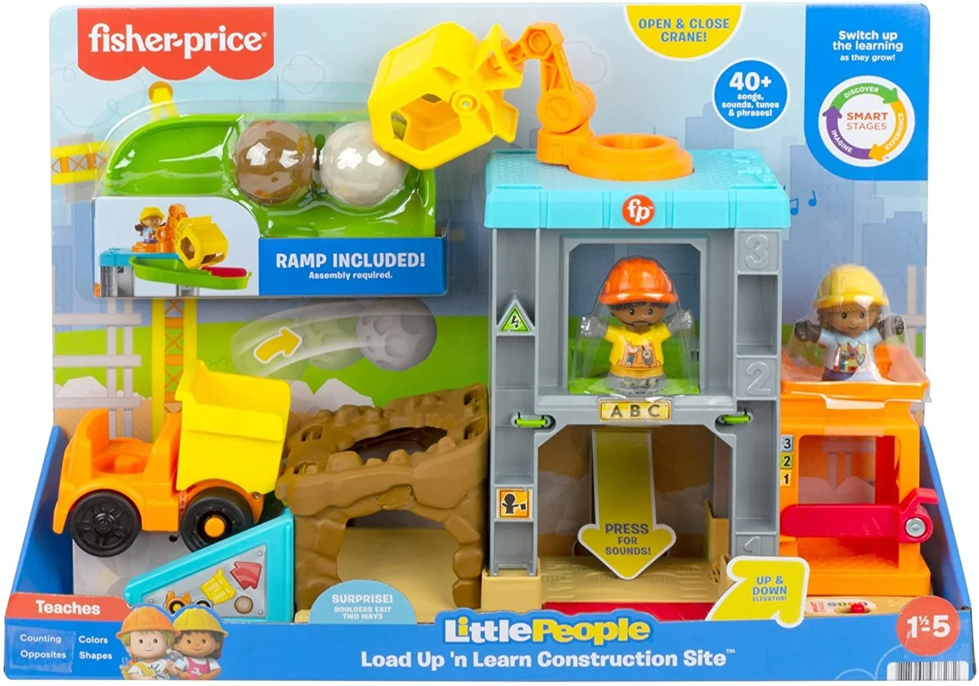 Fisher-Price - Little People -  Byggeplads Legesæt