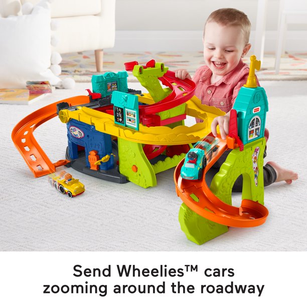 Fisher Price - Sit n' Skyway Stå og bilbane (HBD77)