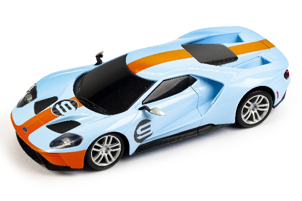 Ford GT 1:24 Blå/Orange m. Motor Lyd