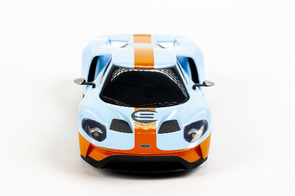 Ford GT 1:24 Blå/Orange m. Motor Lyd