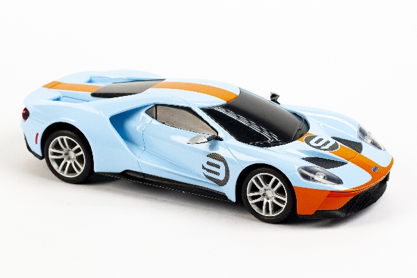 Ford GT 1:24 Blå/Orange m. Motor Lyd