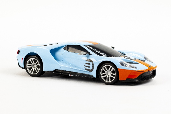 Ford GT 1:24 Blå/Orange m. Motor Lyd