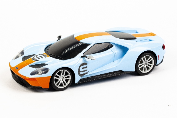 Ford GT 1:24 Blå/Orange m. Motor Lyd