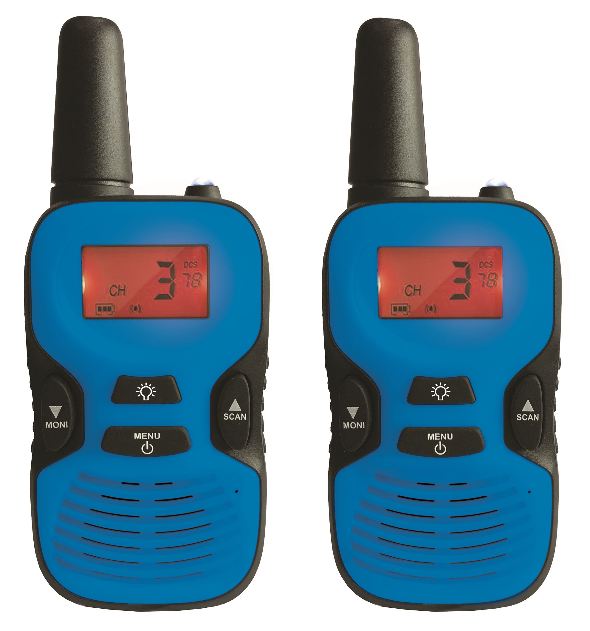 Genopladelige walkie talkies – 5km