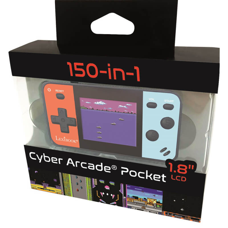 Håndholdt Konsol Cyber Arcade Pocket - Skærm 1.8'' 150 spil