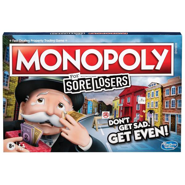 Hasbro Gaming - Monopoly Sore Losers Edition (Dansk)