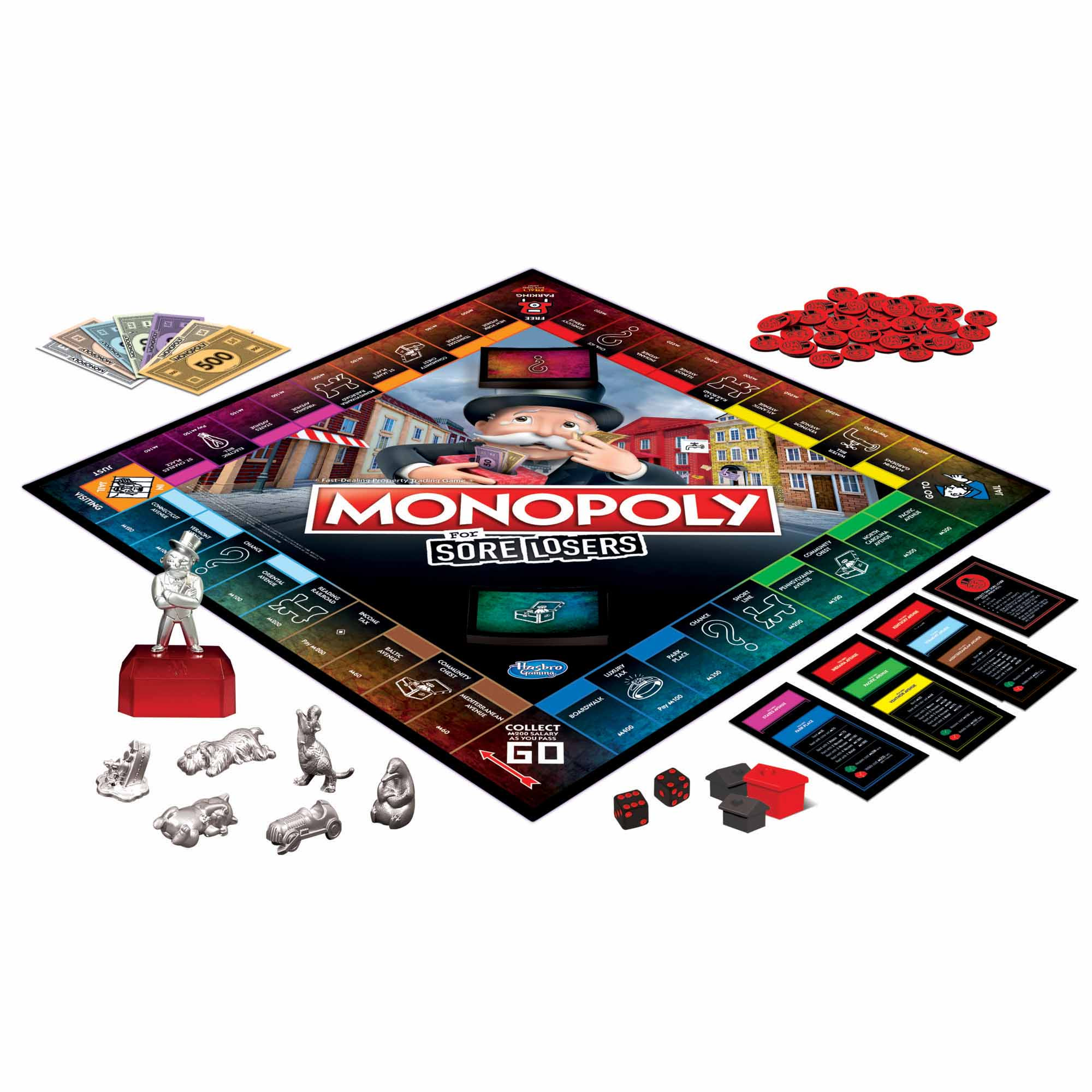 Hasbro Gaming - Monopoly Sore Losers Edition (Dansk)