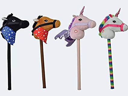 Horse on Stick w. Sound - 68 cm ASST (58082)