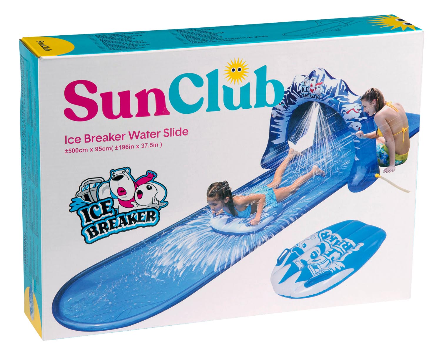 Ice Breaker Vandbane - 5 meter - med surfboard (3-21219)